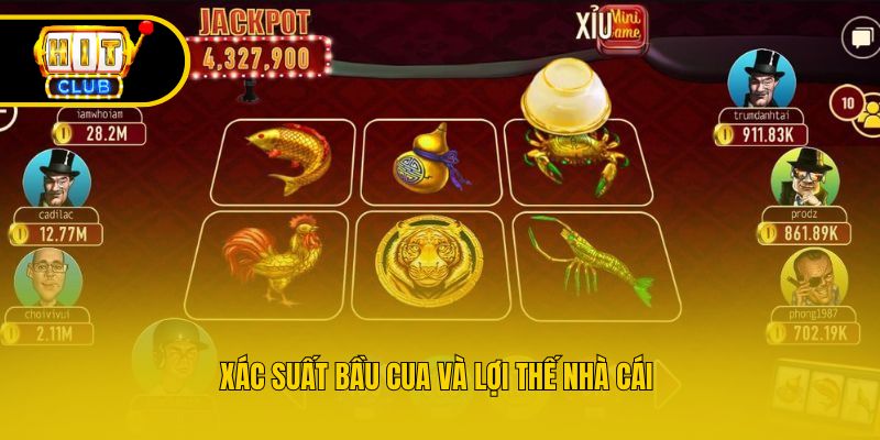 Xác suất bầu cua và lợi thế nhà cái 